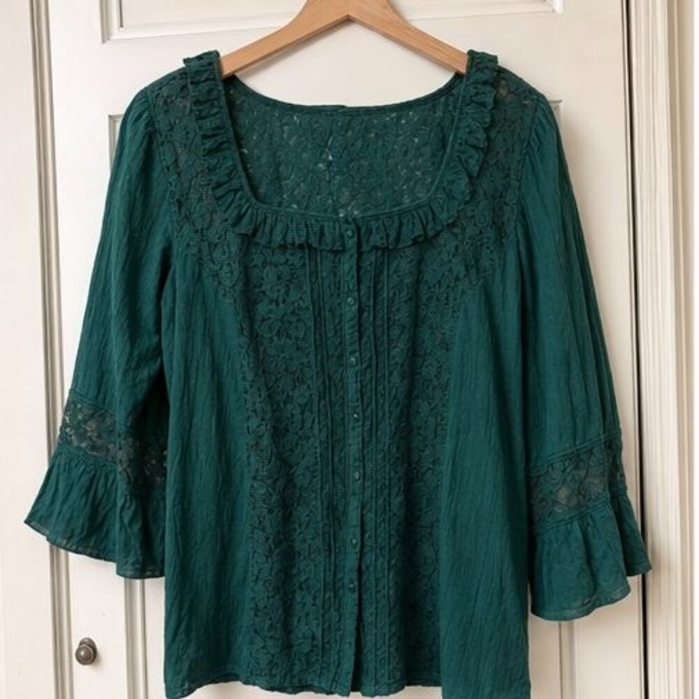 Emerald Tunic Blouse